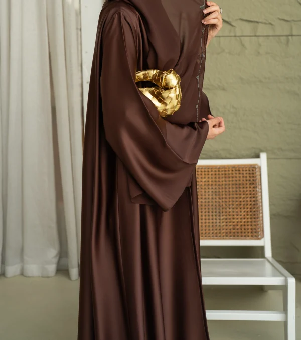 Brown abaya set